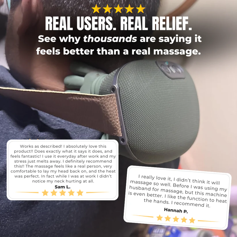 RelaxaFlex™ - Electric Neck And Shoulder Muscle Massager