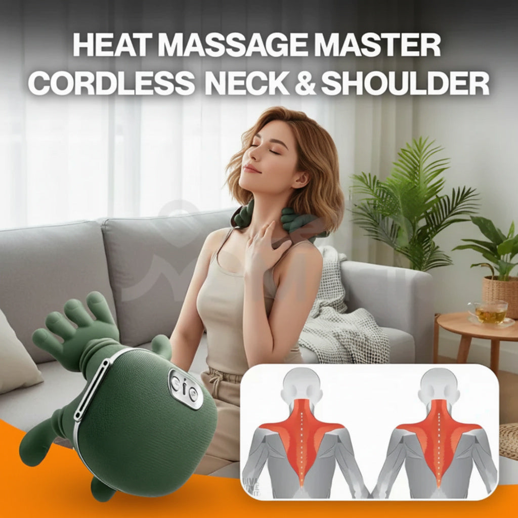 RelaxaFlex™ - Electric Neck And Shoulder Muscle Massager